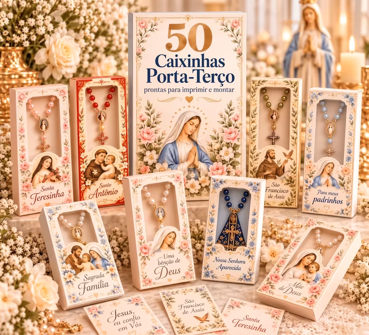 Caixinhas porta-terço do Plano Essencial